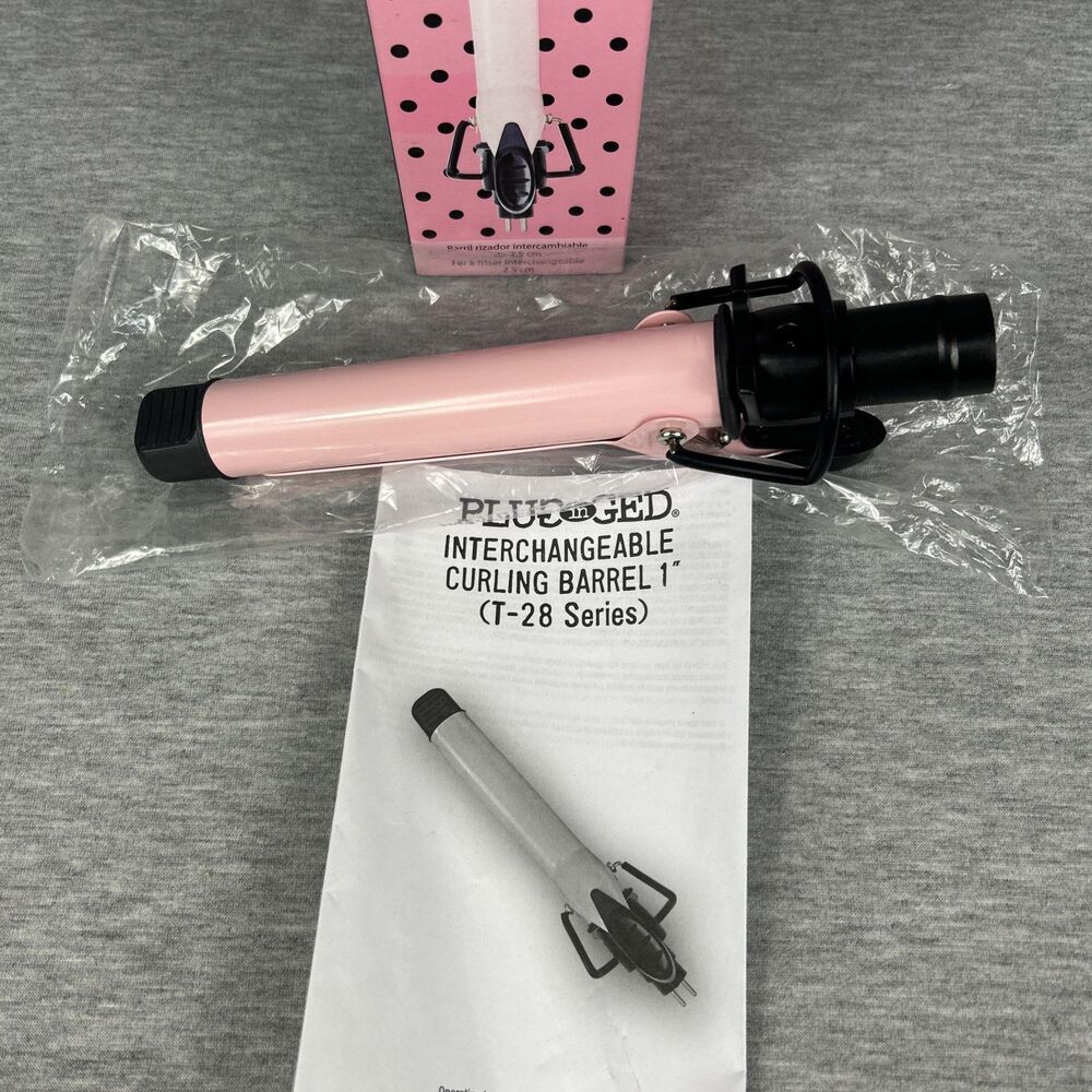 Plugged In Popsi Curls Interchangeable Curling Iron 1"  Barrel  ( T - 28 series) - Picture 10 of 12